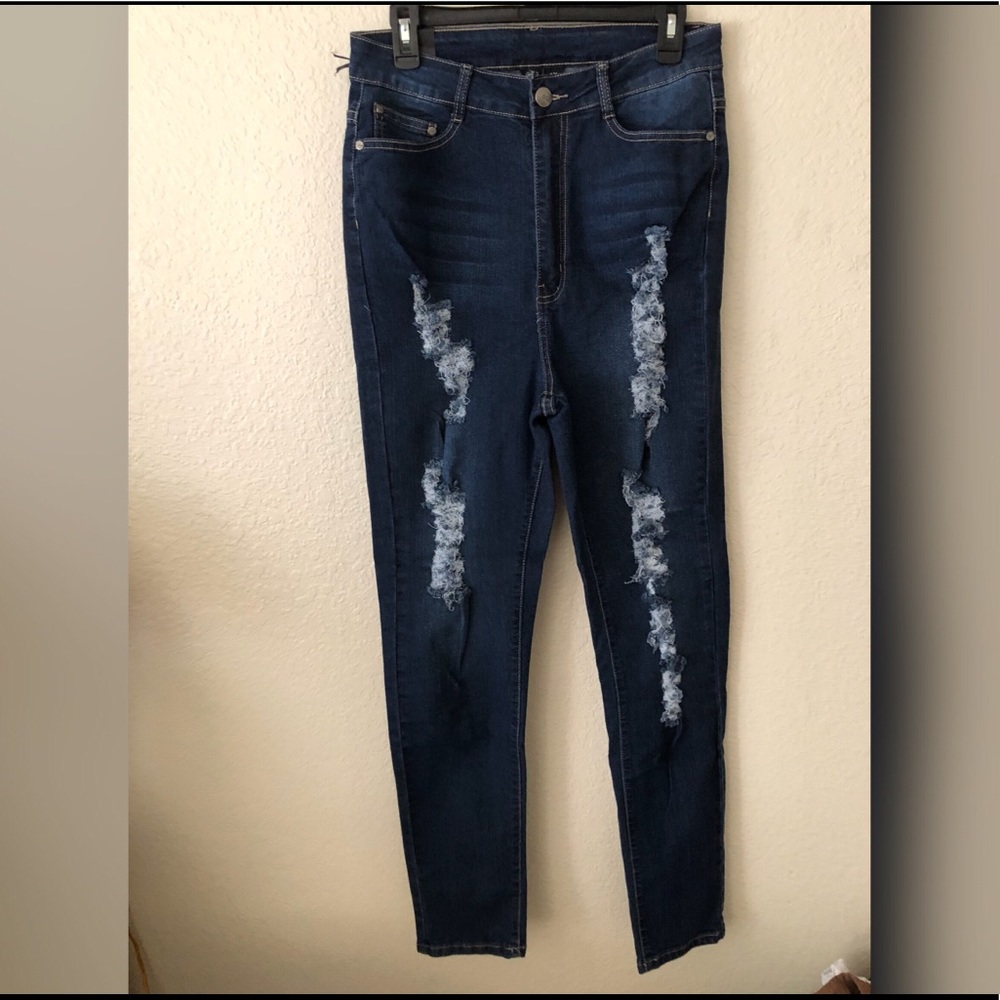 Fashion Nova Distressed Jean
